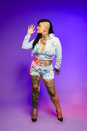 model: Carmen "Inkcious"